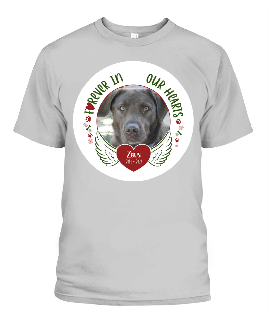 Custom Pet Memorial T-Shirt - Personalized Tribute Shirt for Pet Lovers