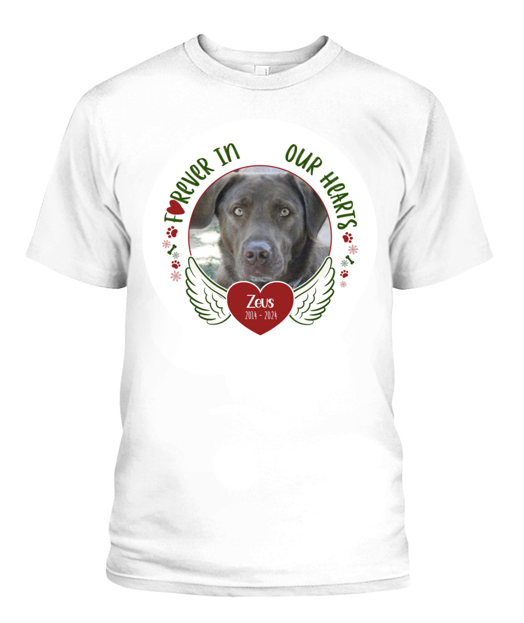 Custom Pet Memorial T-Shirt - Personalized Tribute Shirt for Pet Lovers
