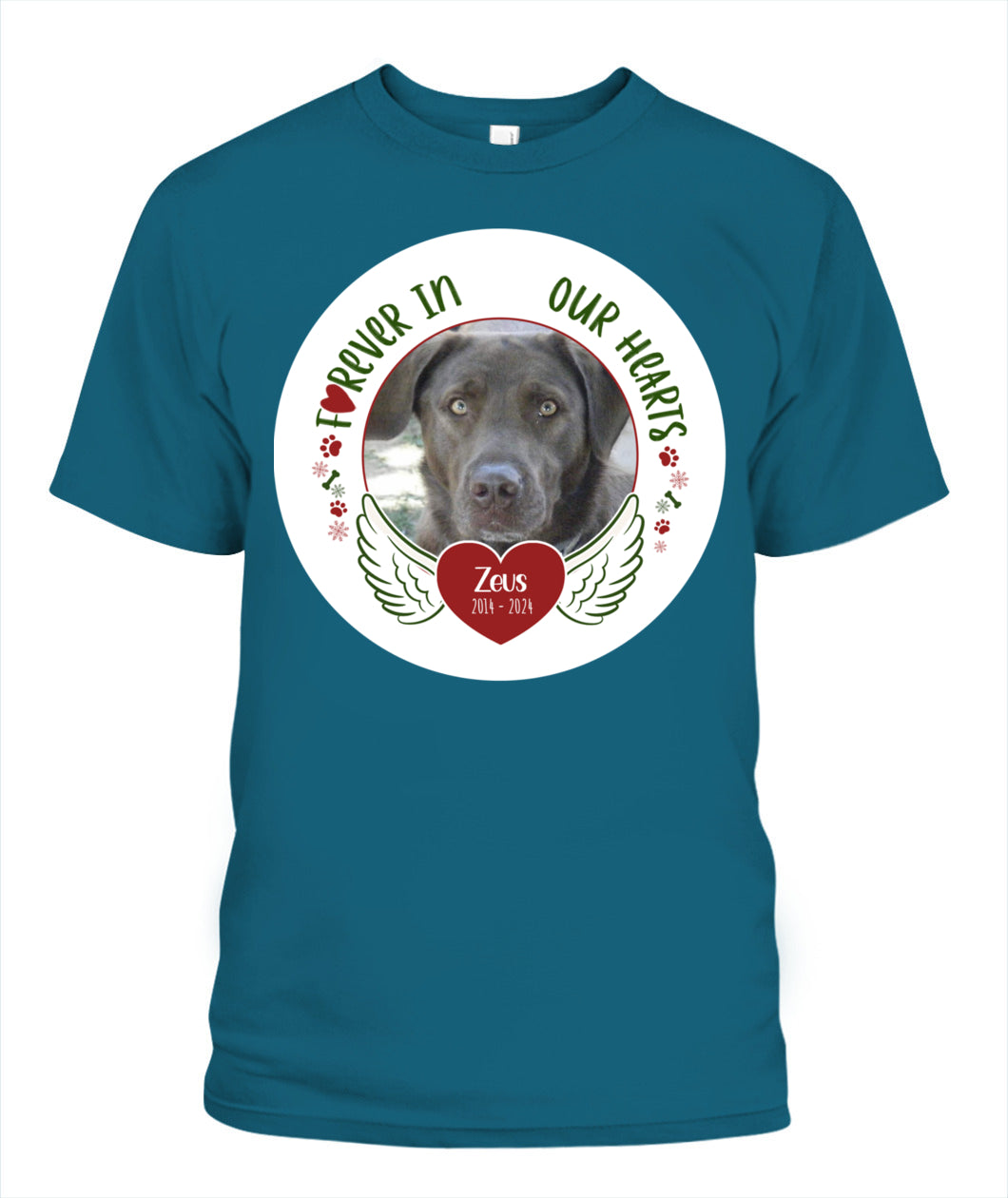 Custom Pet Memorial T-Shirt - Personalized Tribute Shirt for Pet Lovers