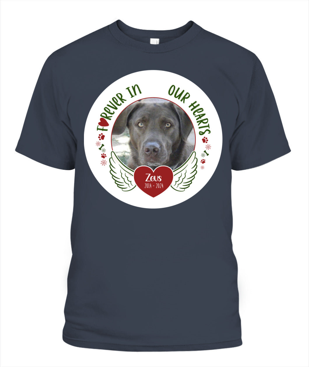 Custom Pet Memorial T-Shirt - Personalized Tribute Shirt for Pet Lovers