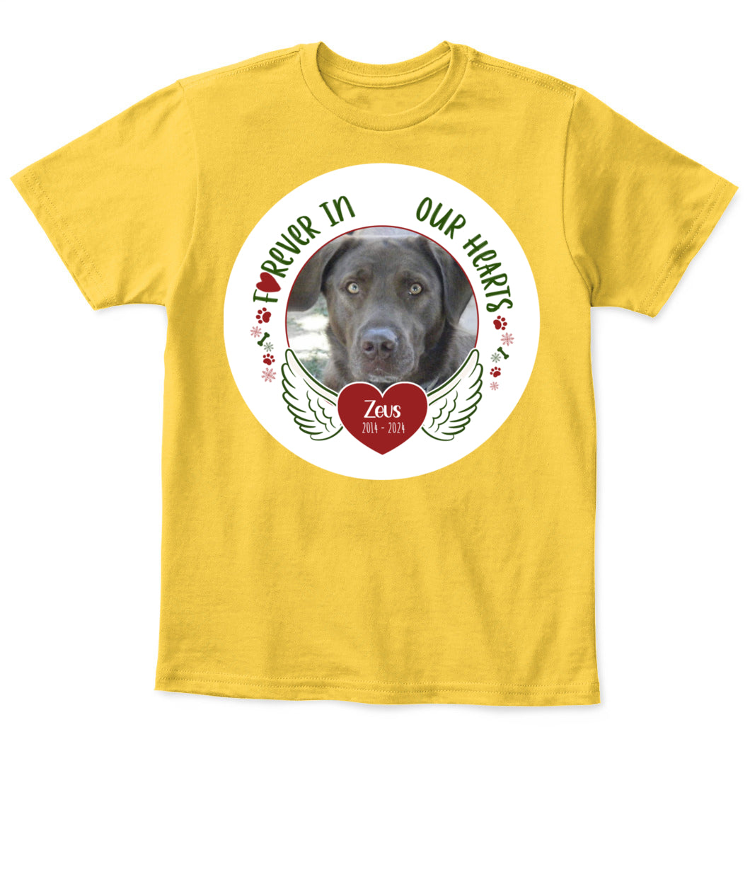 Custom Pet Memorial T-Shirt - Personalized Tribute Shirt for Pet Lovers