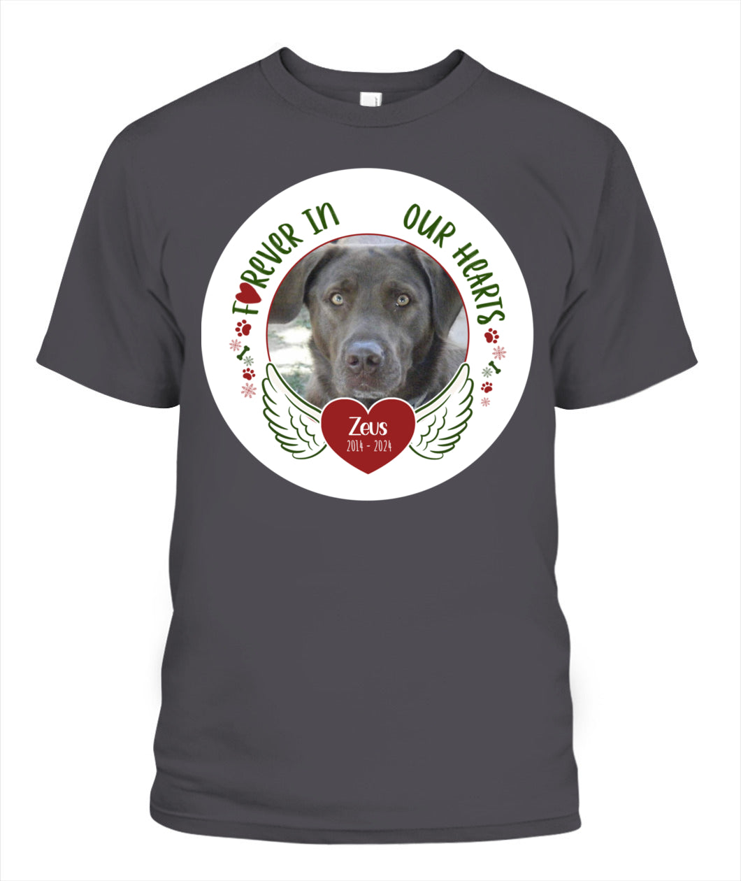 Custom Pet Memorial T-Shirt - Personalized Tribute Shirt for Pet Lovers