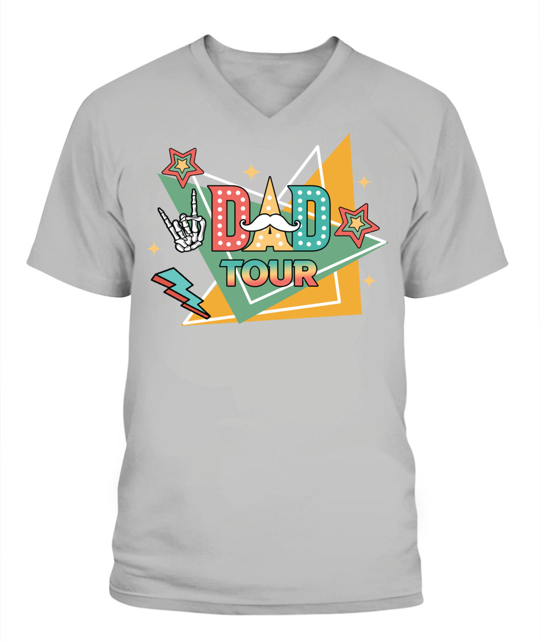 Dad Tour T-Shirt – Funny Retro Rock Star Style Father’s Day Gift Tee