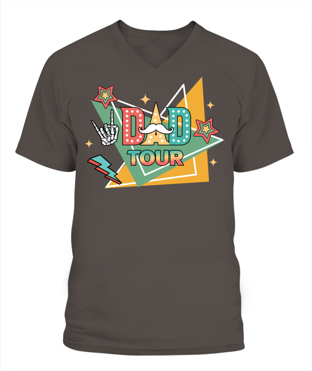 Dad Tour T-Shirt – Funny Retro Rock Star Style Father’s Day Gift Tee