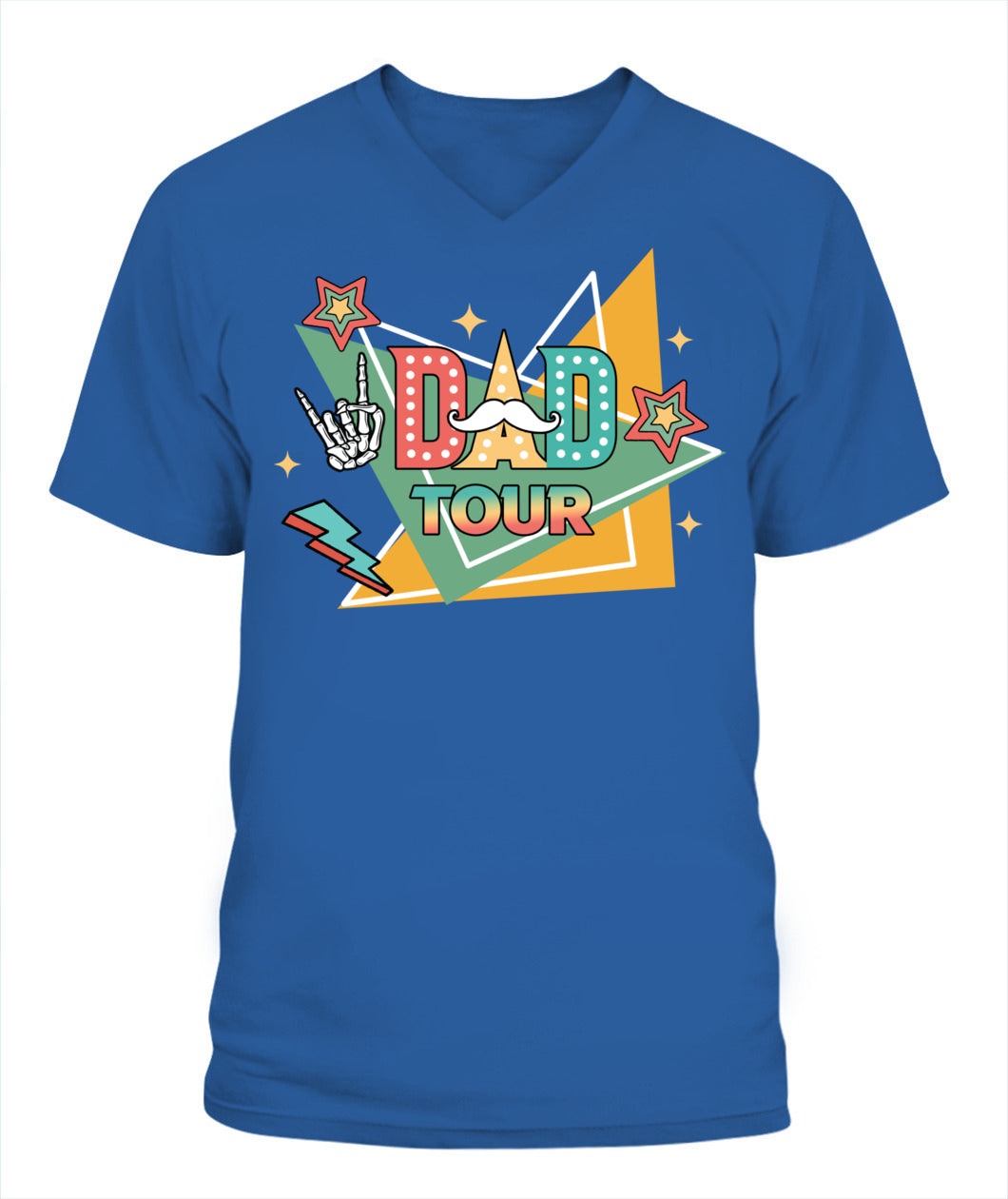 Dad Tour T-Shirt – Funny Retro Rock Star Style Father’s Day Gift Tee