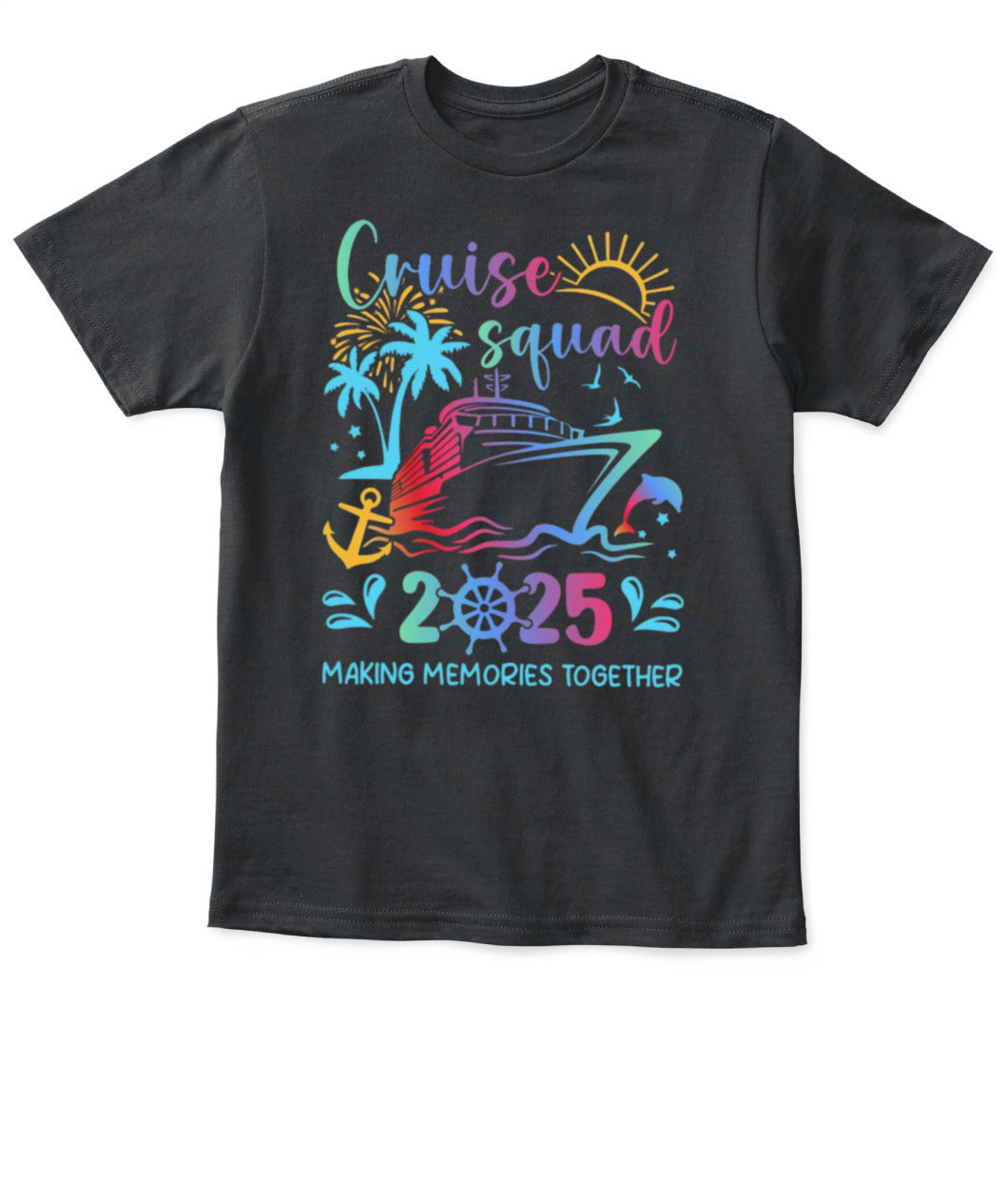 Cruise Squad 2025 T-Shirt – Family Matching Shirt for Cruise Trip Vacation