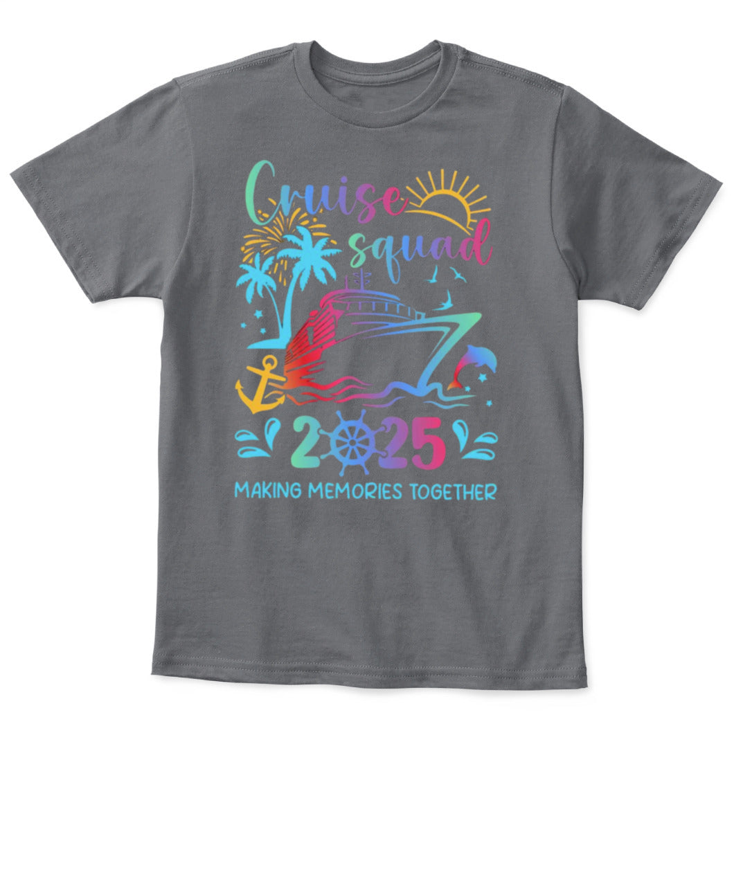 Cruise Squad 2025 T-Shirt – Family Matching Shirt for Cruise Trip Vacation
