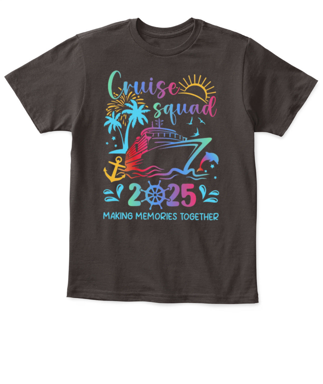 Cruise Squad 2025 T-Shirt – Family Matching Shirt for Cruise Trip Vacation
