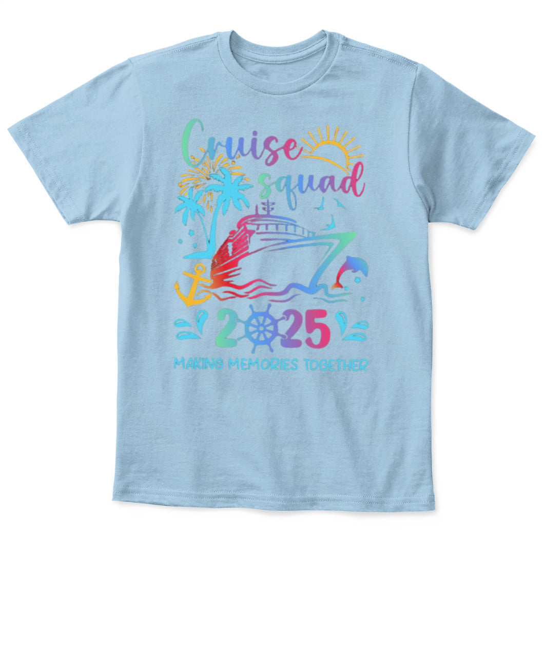 Cruise Squad 2025 T-Shirt – Family Matching Shirt for Cruise Trip Vacation