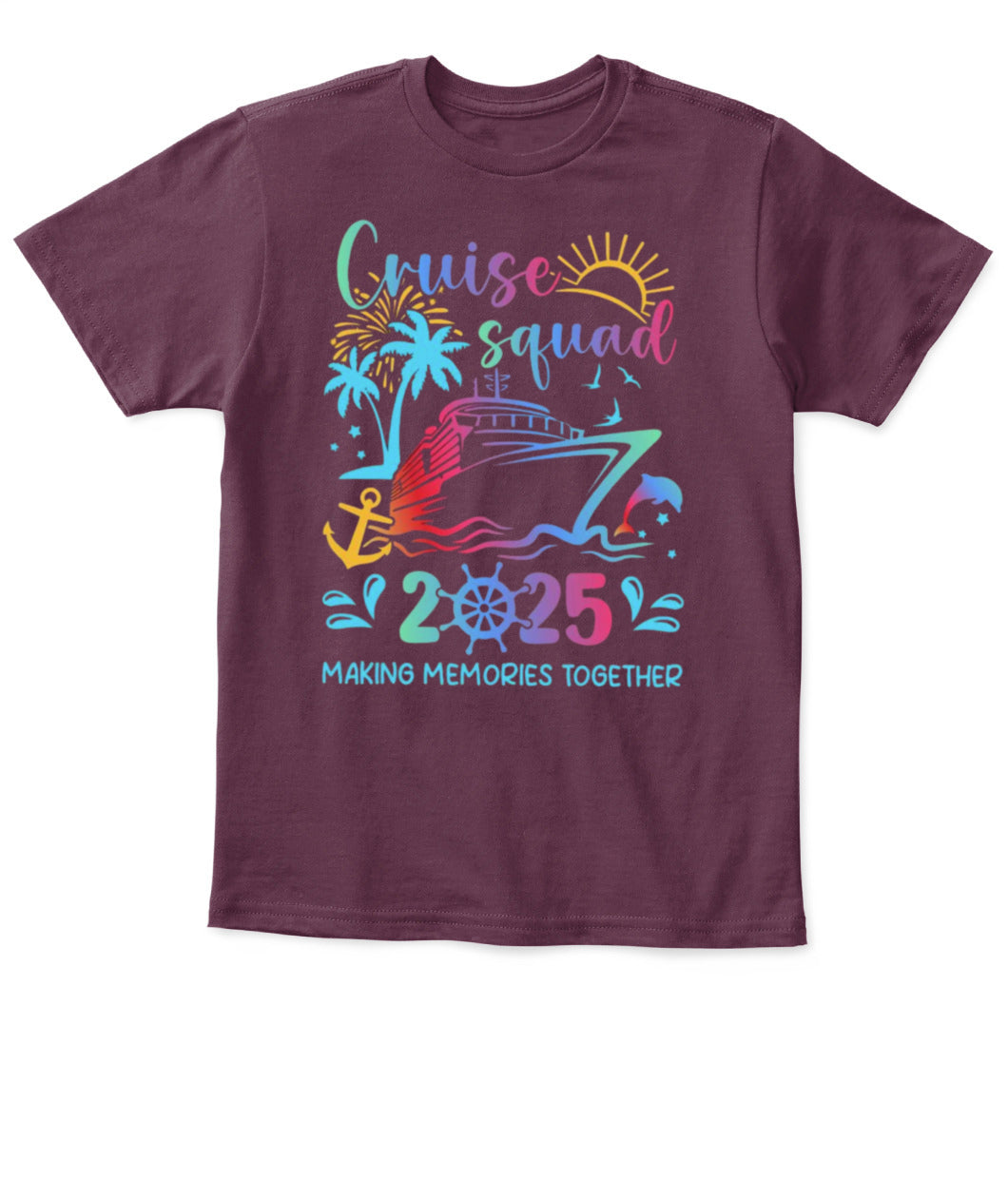 Cruise Squad 2025 T-Shirt – Family Matching Shirt for Cruise Trip Vacation