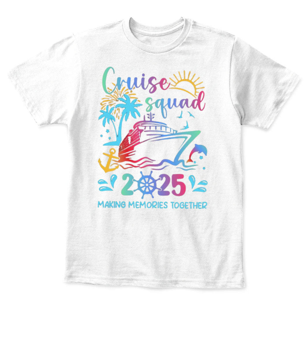 Cruise Squad 2025 T-Shirt – Family Matching Shirt for Cruise Trip Vacation