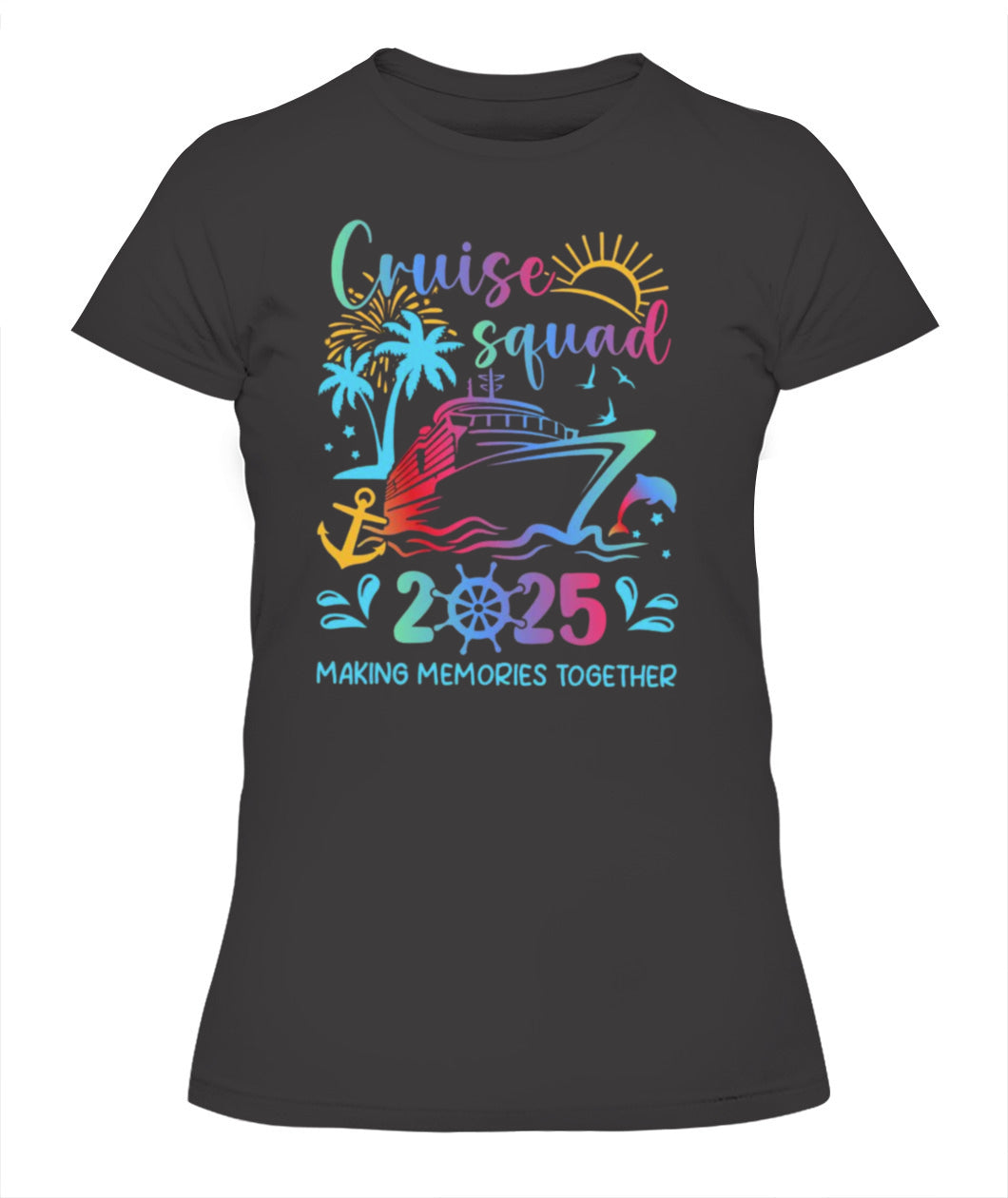 Cruise Squad 2025 T-Shirt – Family Matching Shirt for Cruise Trip Vacation