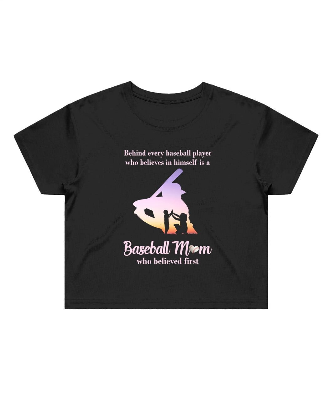 ⚾ "Baseball Mom – The First Believer" T-Shirt for Proud Moms