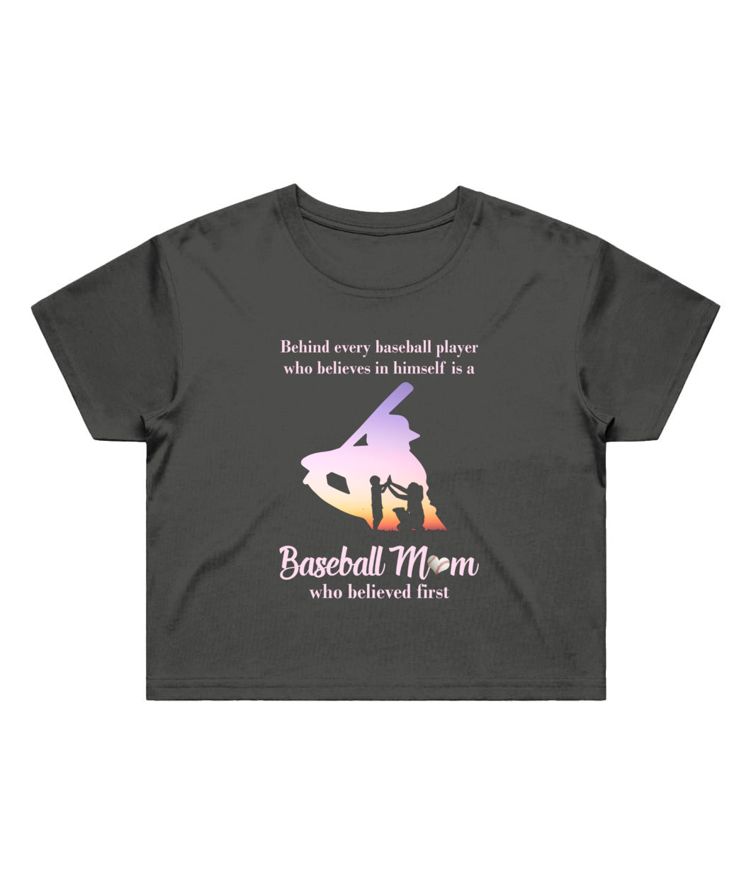⚾ "Baseball Mom – The First Believer" T-Shirt for Proud Moms