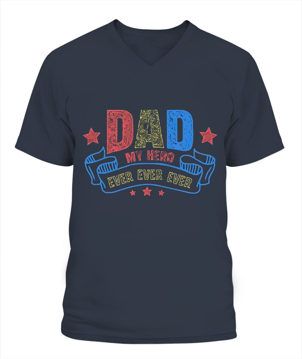 Dad My Hero T-Shirt - Unisex Cotton Tee for Father's Day Gift