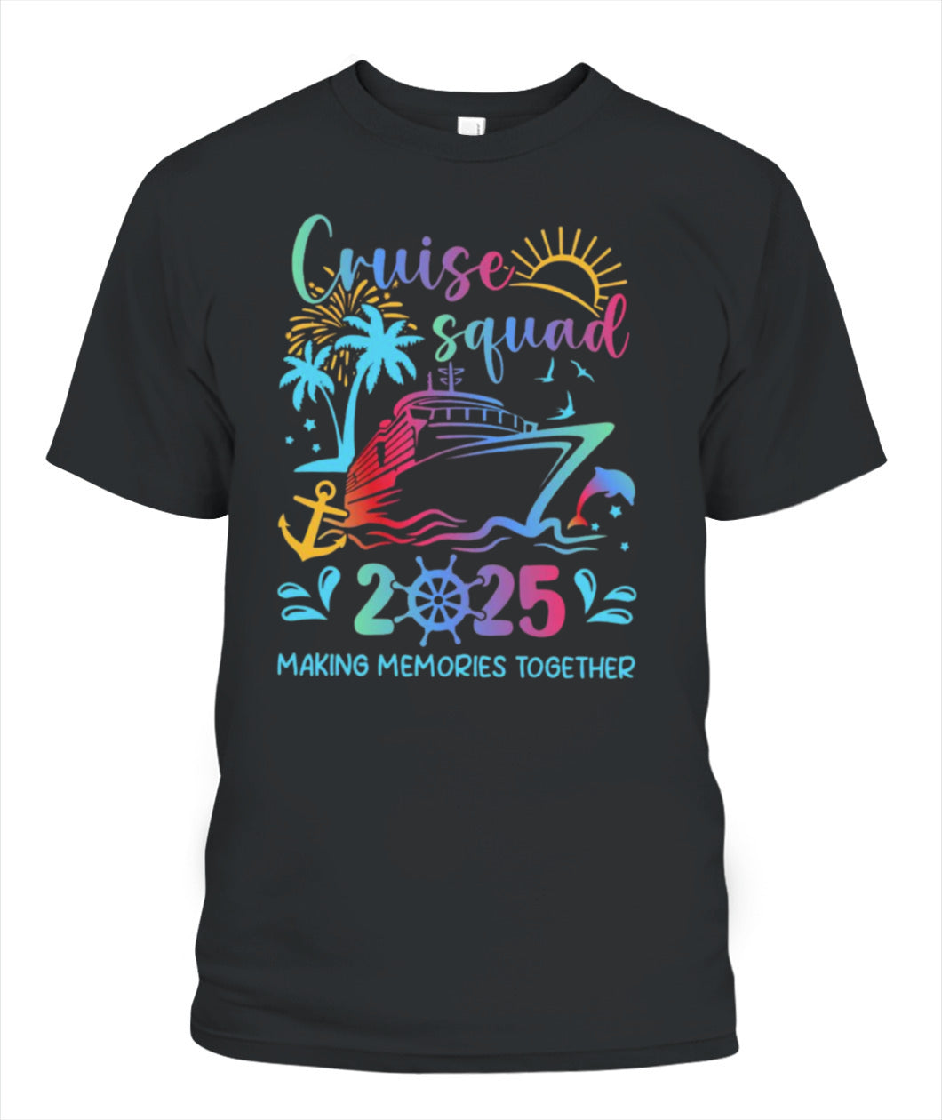 Cruise Squad 2025 T-Shirt – Family Matching Shirt for Cruise Trip Vacation