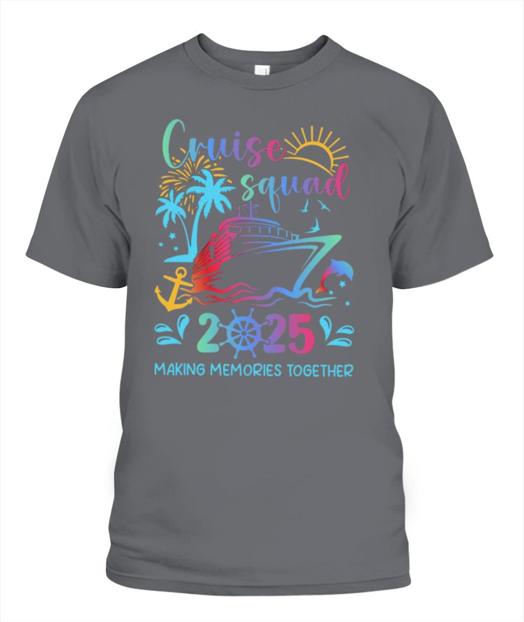 Cruise Squad 2025 T-Shirt – Family Matching Shirt for Cruise Trip Vacation