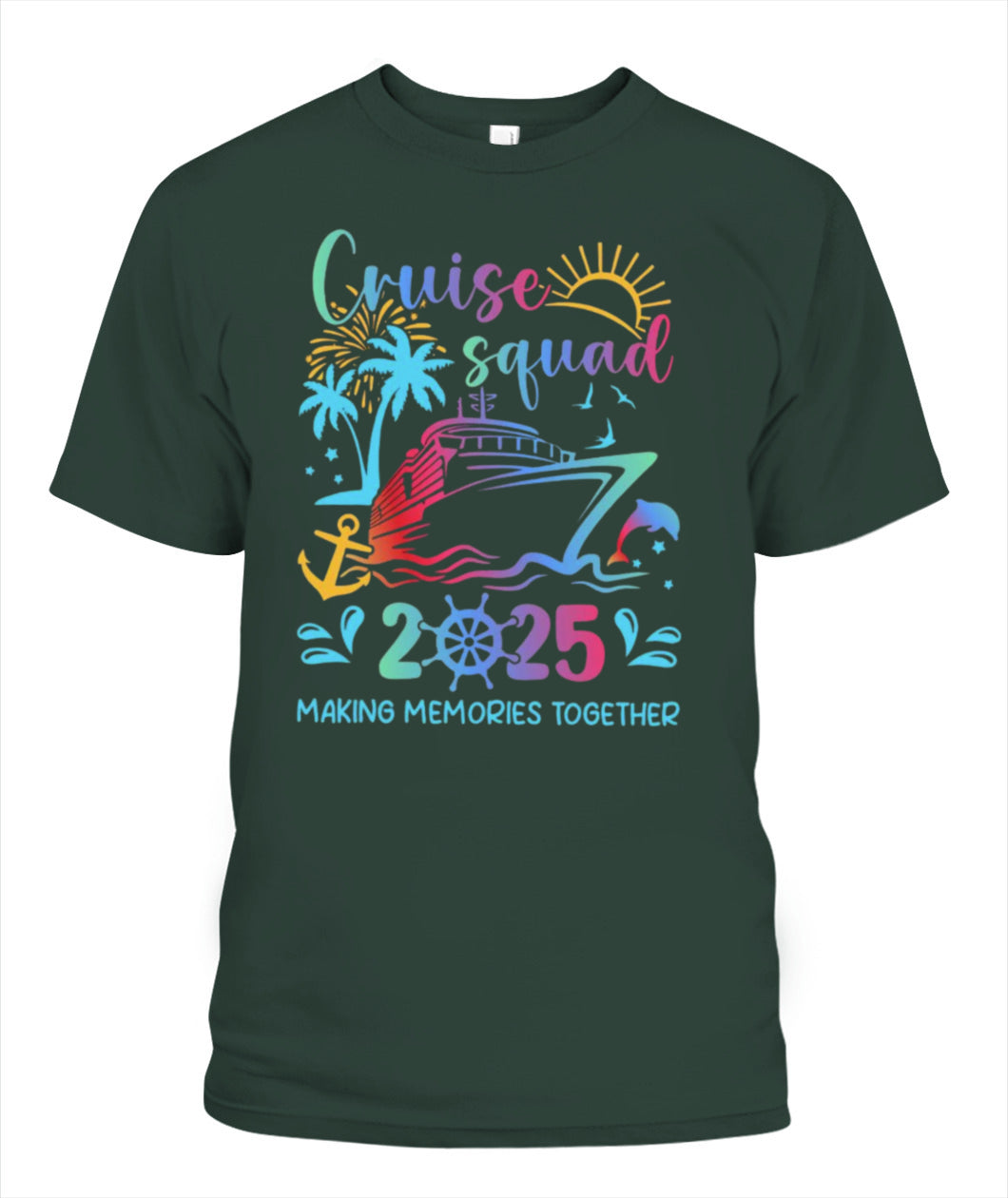Cruise Squad 2025 T-Shirt – Family Matching Shirt for Cruise Trip Vacation