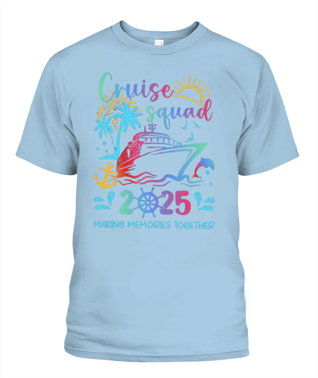 Cruise Squad 2025 T-Shirt – Family Matching Shirt for Cruise Trip Vacation