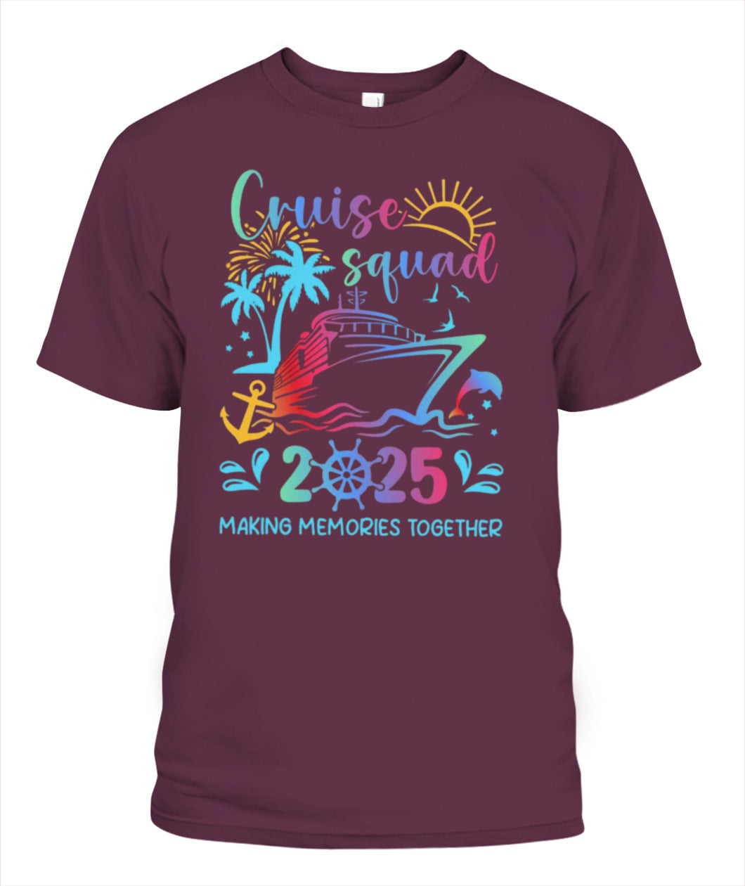 Cruise Squad 2025 T-Shirt – Family Matching Shirt for Cruise Trip Vacation