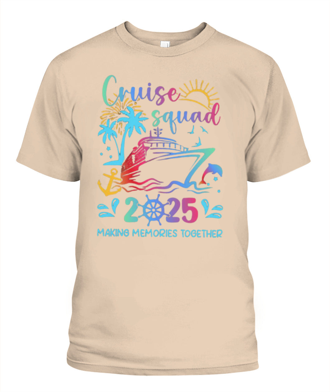Cruise Squad 2025 T-Shirt – Family Matching Shirt for Cruise Trip Vacation