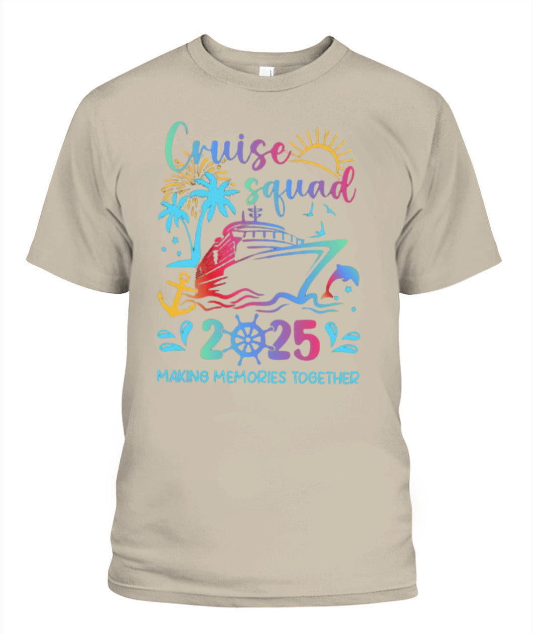 Cruise Squad 2025 T-Shirt – Family Matching Shirt for Cruise Trip Vacation
