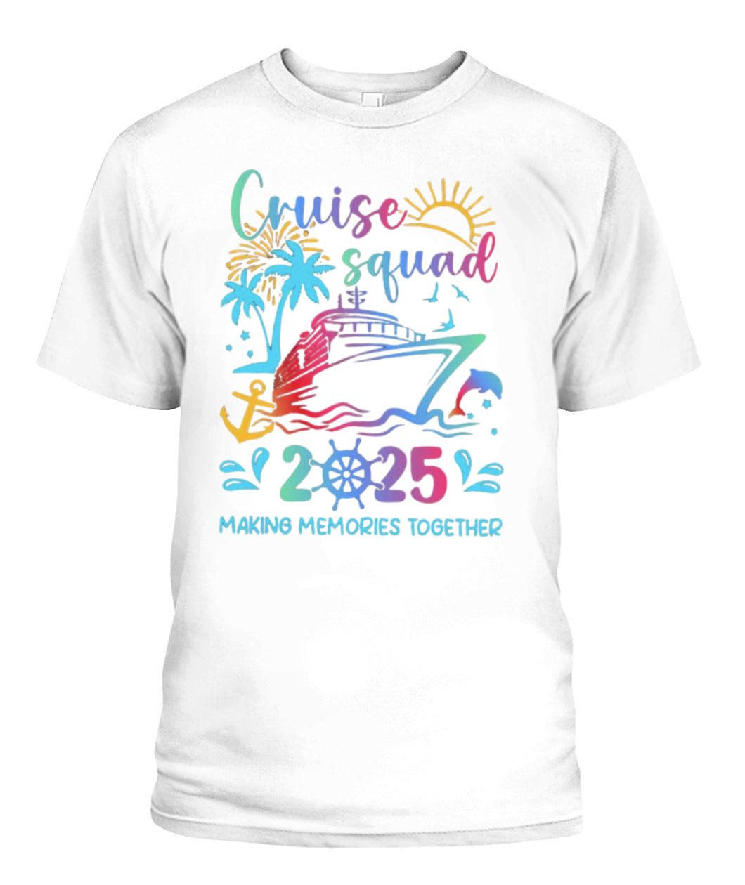 Cruise Squad 2025 T-Shirt – Family Matching Shirt for Cruise Trip Vacation