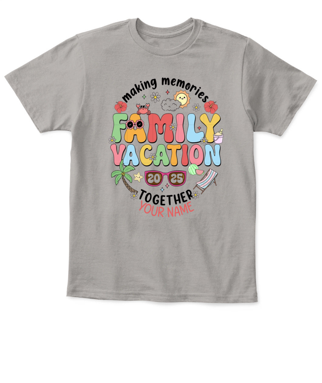 Family Vacation 2025 T-Shirt – Custom Summer Trip Shirt for Family Reunion