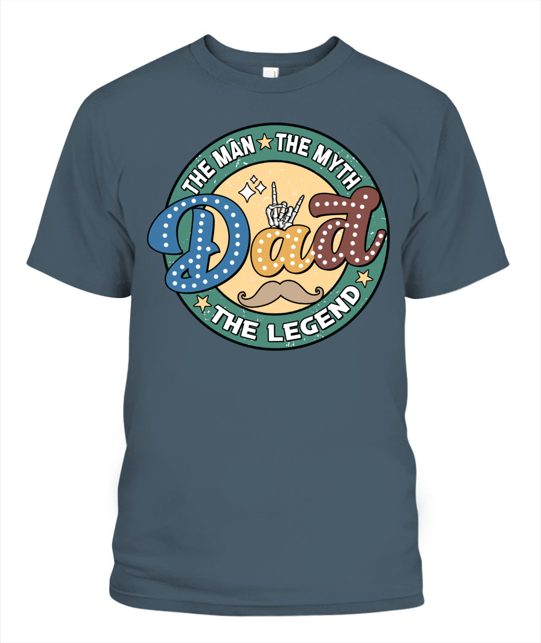Dad The Man The Myth The Legend T-Shirt – Funny Retro Father’s Day Gift for Dad