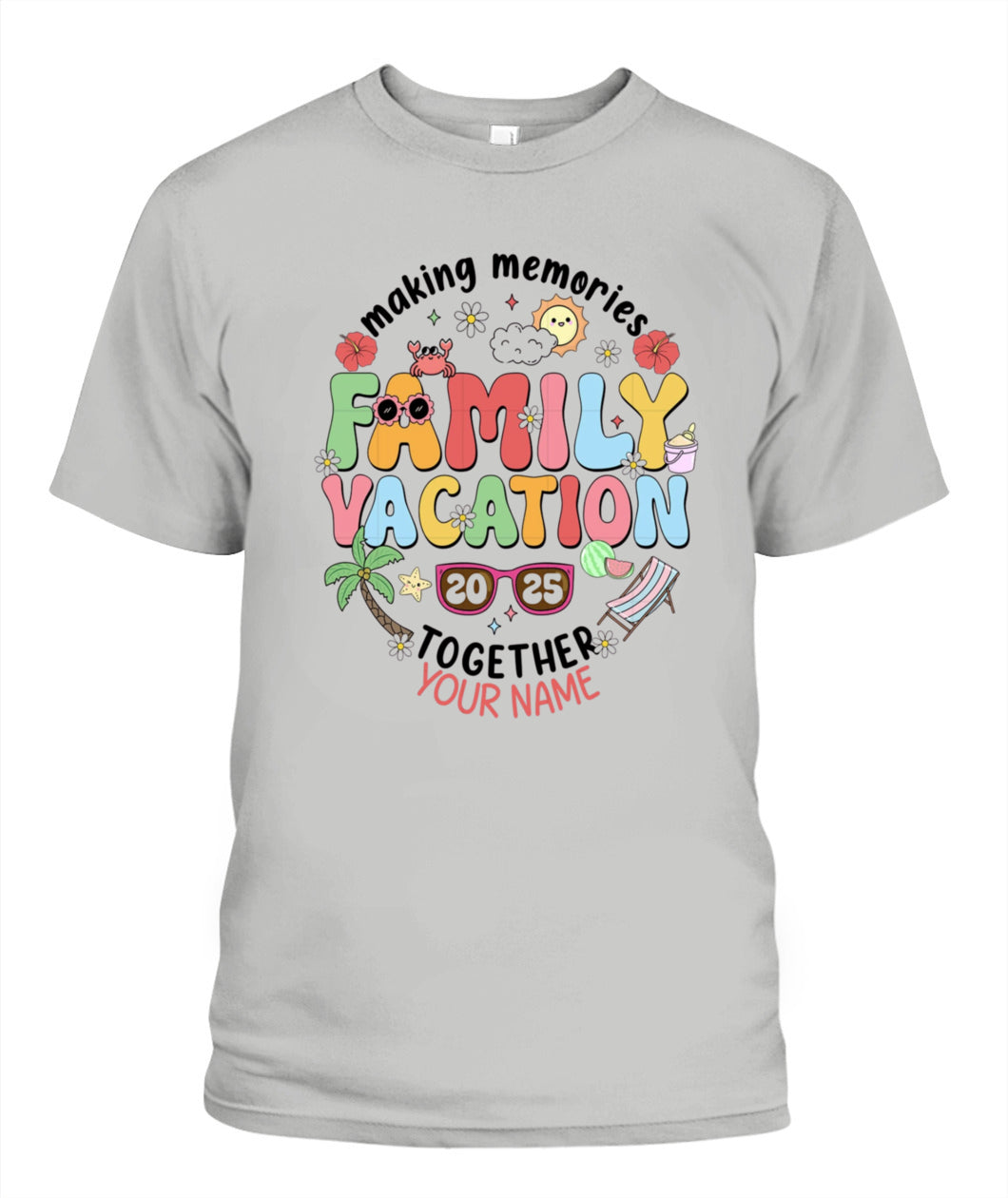 Family Vacation 2025 T-Shirt – Custom Summer Trip Shirt for Family Reunion