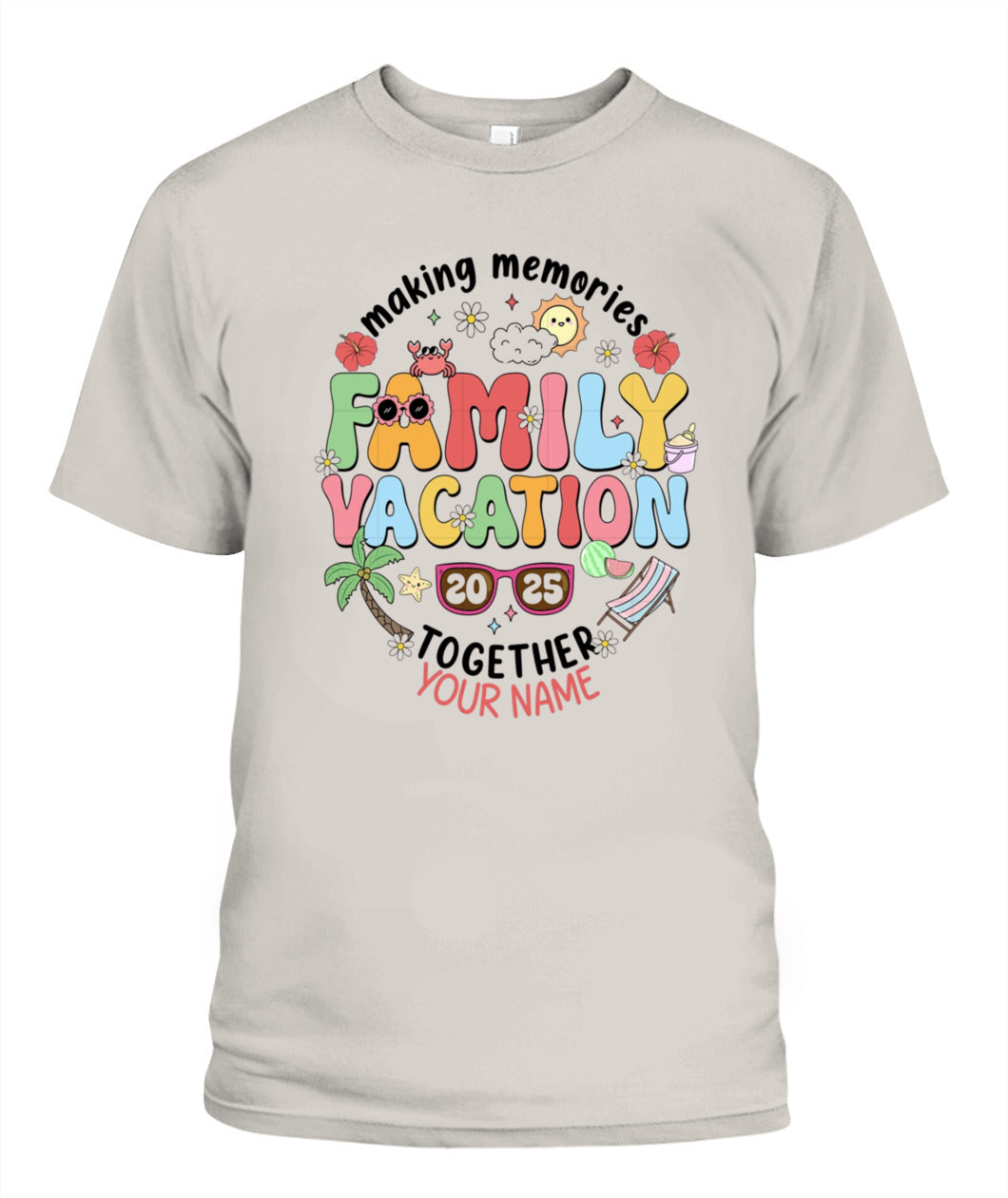Family Vacation 2025 T-Shirt – Custom Summer Trip Shirt for Family Reunion
