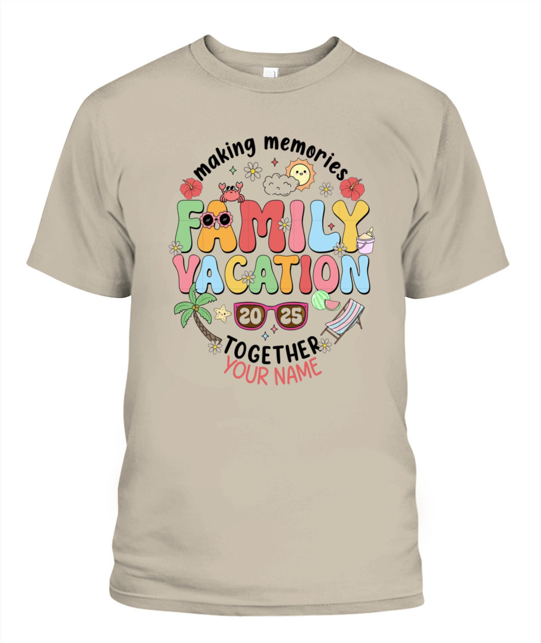 Family Vacation 2025 T-Shirt – Custom Summer Trip Shirt for Family Reunion