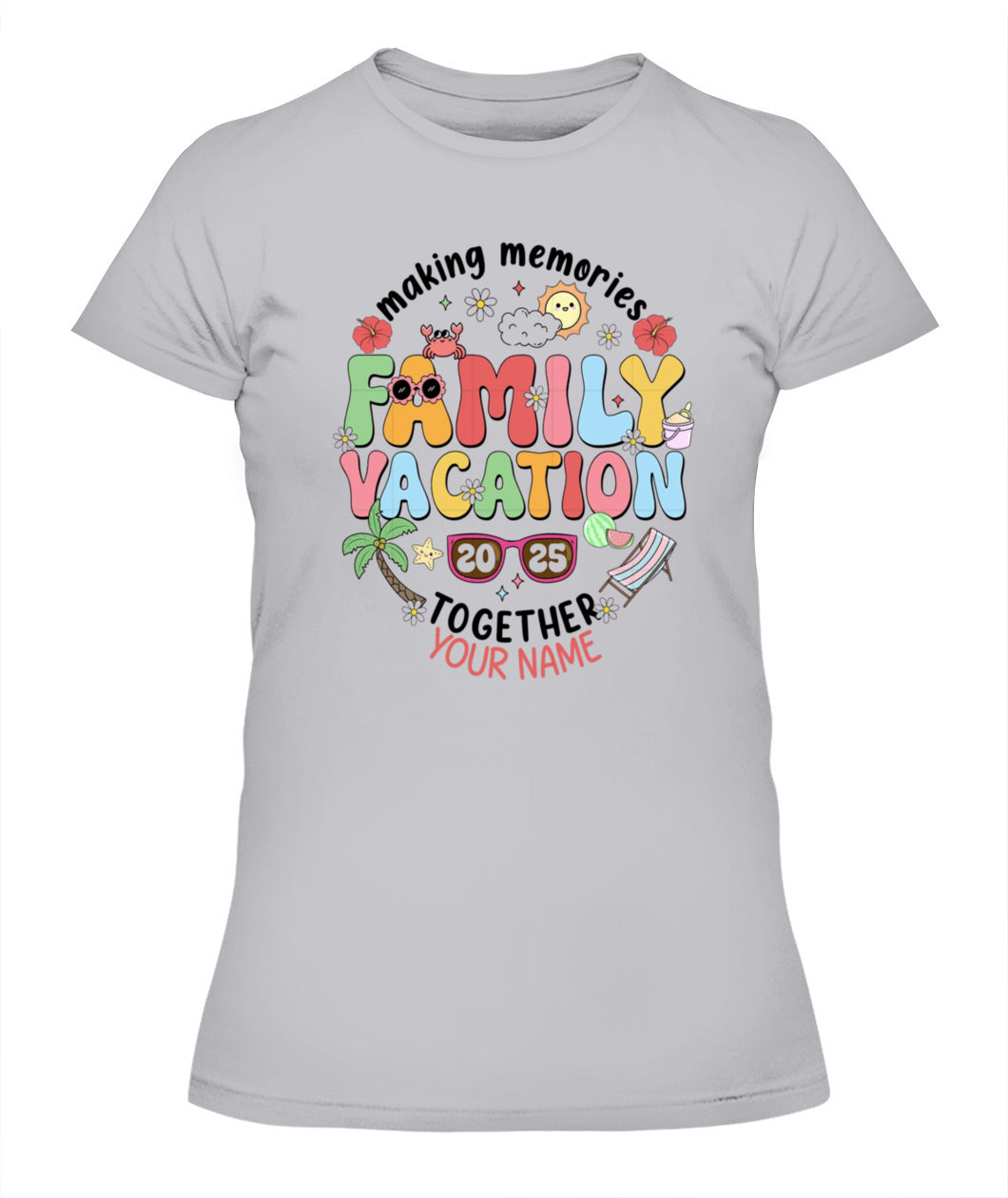 Family Vacation 2025 T-Shirt – Custom Summer Trip Shirt for Family Reunion