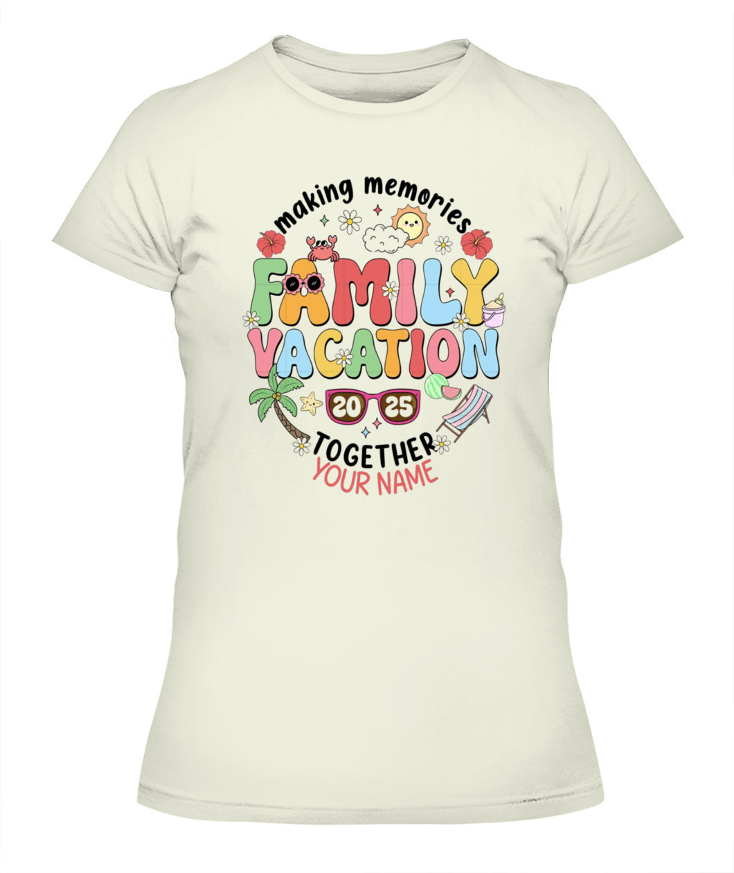 Family Vacation 2025 T-Shirt – Custom Summer Trip Shirt for Family Reunion