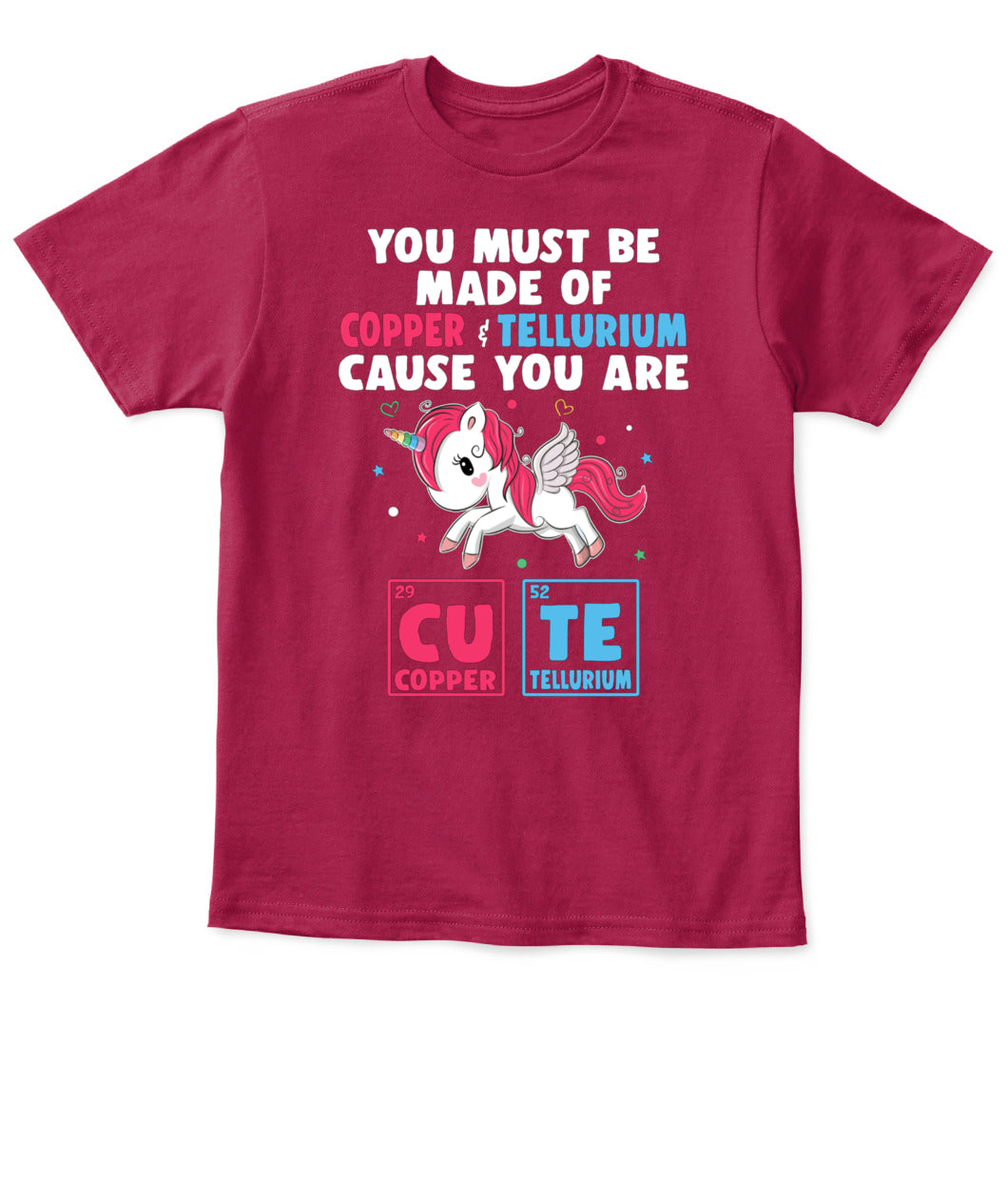 🦄 Cute Science Unicorn – Kid’s T-Shirt! 🌈