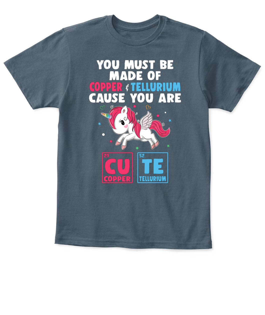 🦄 Cute Science Unicorn – Kid’s T-Shirt! 🌈