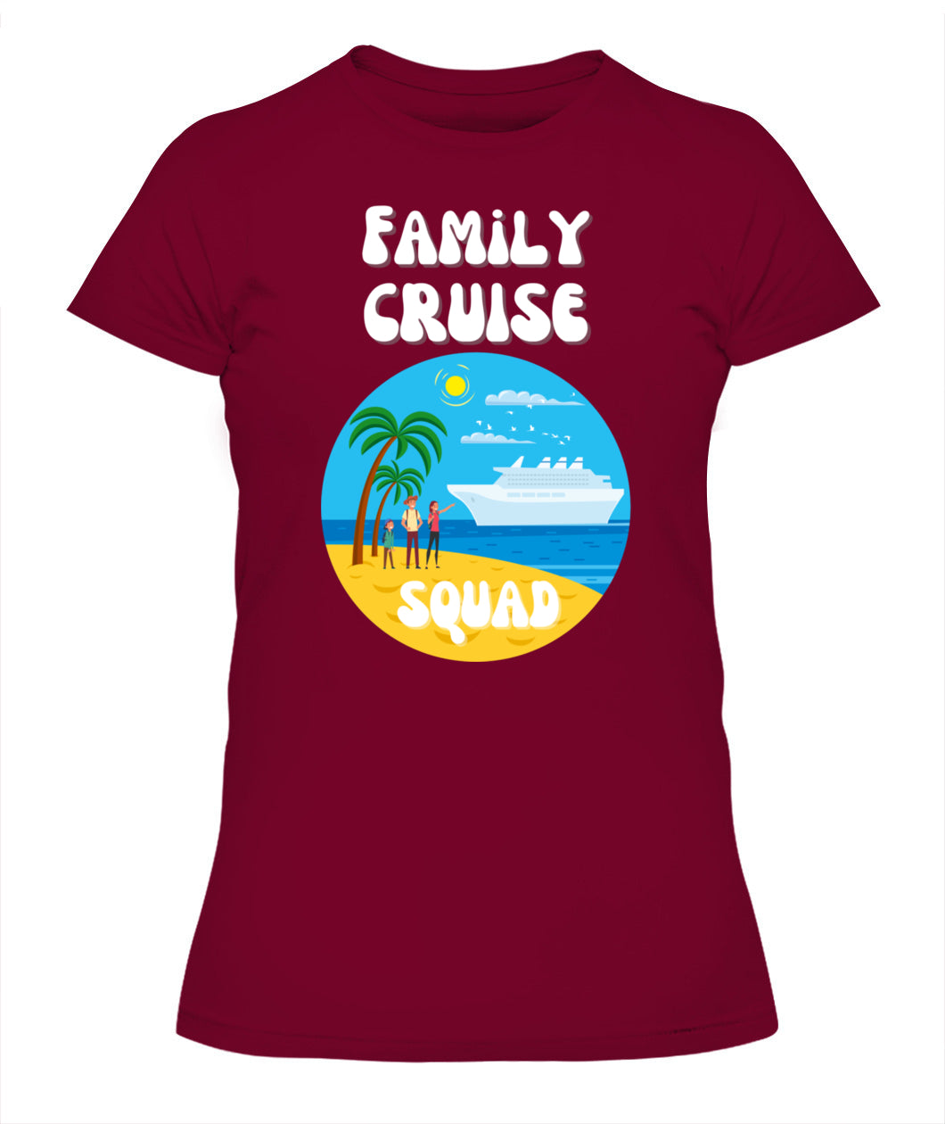 🚢 "Family Cruise Squad" – Matching Vacation T-Shirt for Parents