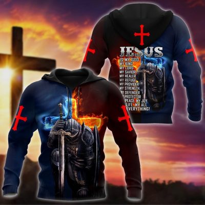 Christian Clothing: "Premium Jesus 3d All Over Printed Unisex Shirts"