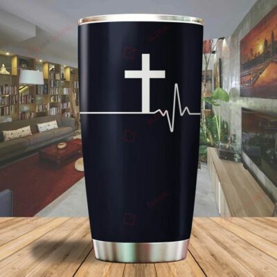 Cross Heartbeat 20oz 30oz Travel Tumbler TB421
