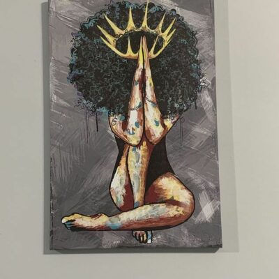 Black Girl Canvas Wall Art CA294