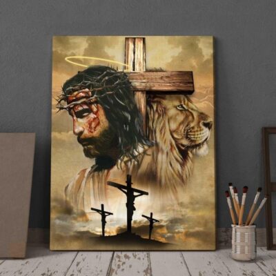 The Lion Jesus Canvas Wall Art CA253
