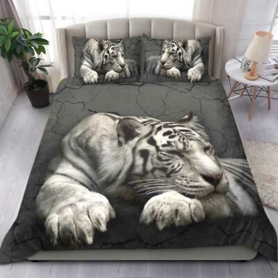 Love White Tiger Bedding Set BS875