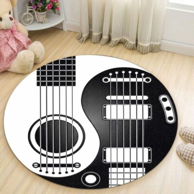 Love Music Carpet Rug - Round Rugs RG718