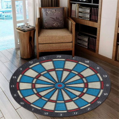 Love Darts Game Carpet Rug - Round Rugs RG717