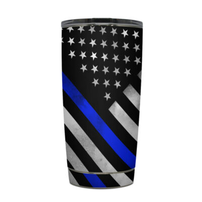 Thin Blue Line Hero 20oz 30oz Travel Tumbler TB1008