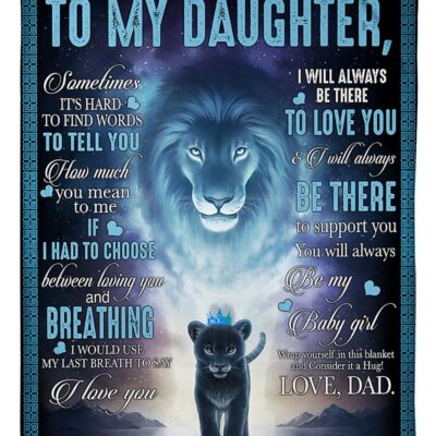 A Letter To My Daughter Blanket BS284