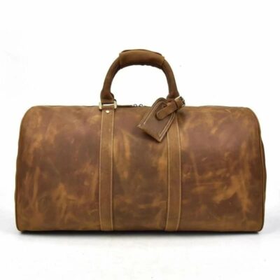 The Endre Weekender | Vintage Leather Duffle Bag
